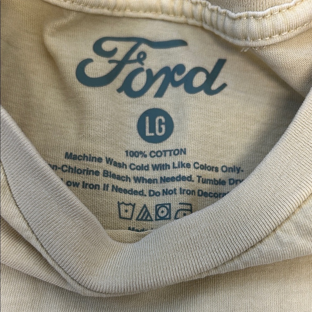 Girls Ford Bronco Tee - Light Yellow - Picture 2 of 2